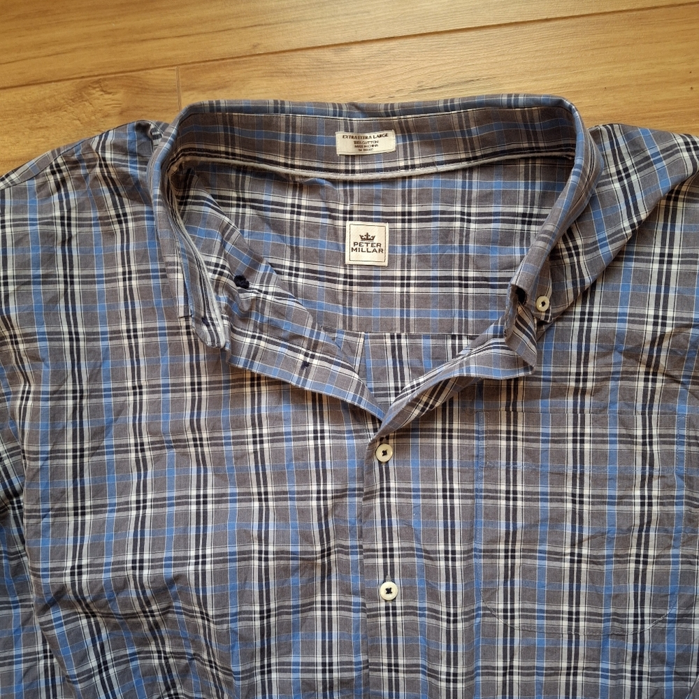 Peter Millar Men Shirt XXL 100% Cotton